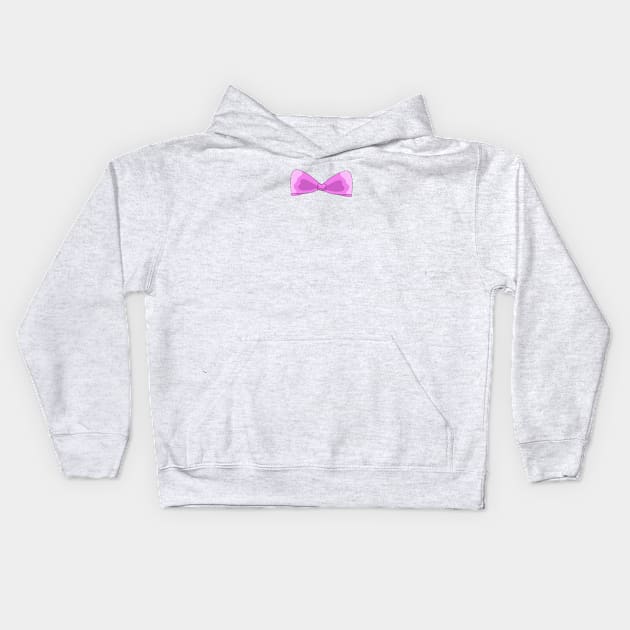 pink bow Kids Hoodie by persa